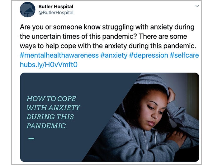 butler anxiety social media image