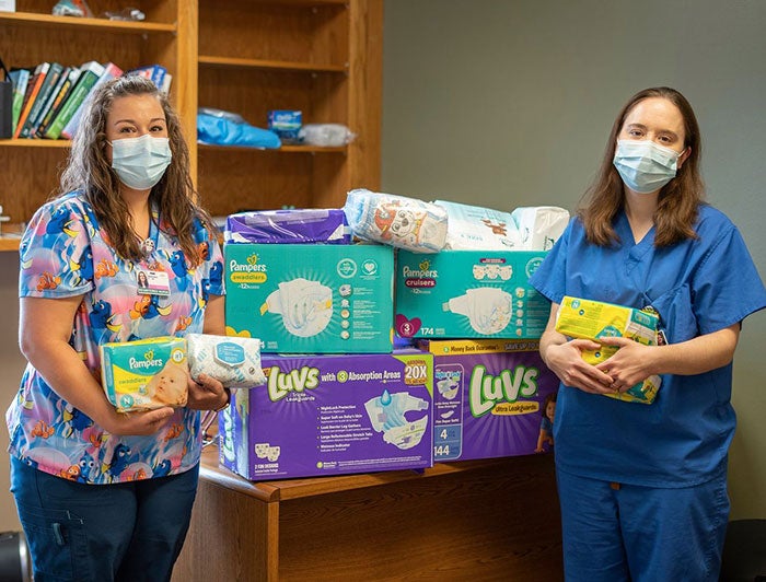 Pediatricians Lead Diaper Donation Efforts for Parents