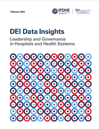 DEI Data Insights: Leadership and Governance in Hospitals and Health Systems cover page