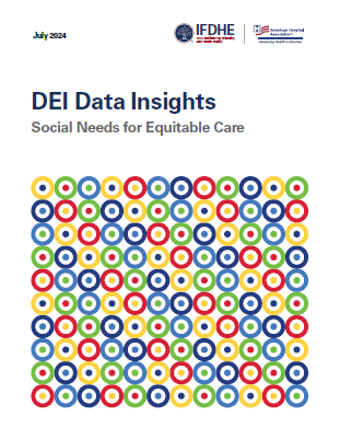 DEI Data Insights: Social Needs for Equitable Care  cover page