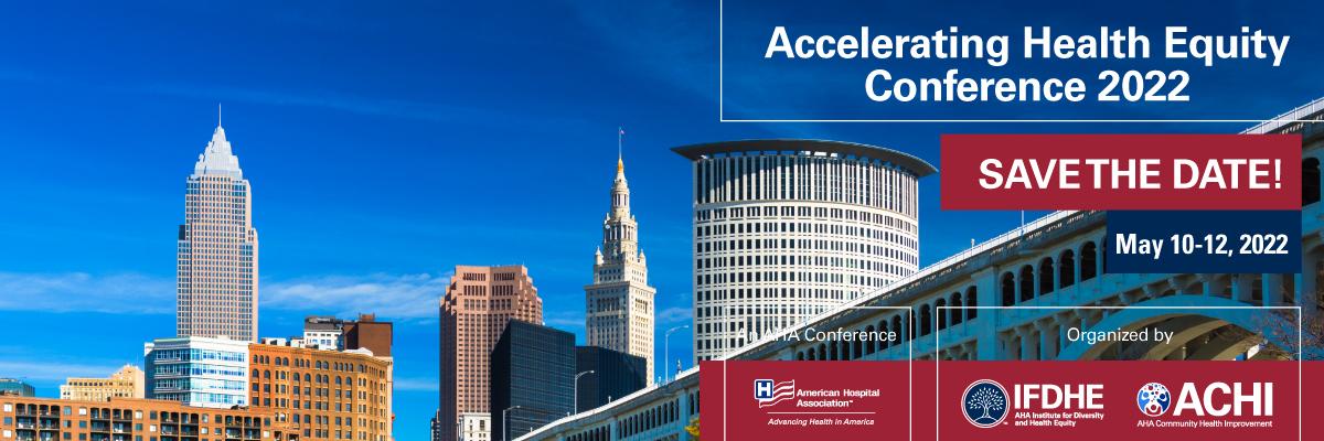 Carousel Image: Accelerating Health Equity Conference Save Date Banner